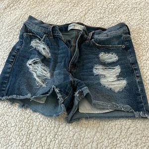 Denim shorts